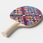 RAQUETTE DE PING PONG ANCIENNE ANGLETERRE CARRELAGE SOL (Devant Angle)