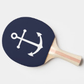 Raquette De Ping Pong Ancre bleue marine (Côté)