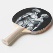 Raquette De Ping Pong Android Union: Cyborg Couple Futuristic Planner (Devant Angle)