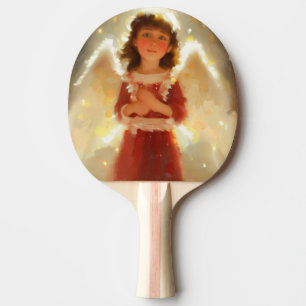 Raquette De Ping Pong Ange de Noël (4)