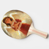 Raquette De Ping Pong Ange de Noël (4) (Côté)
