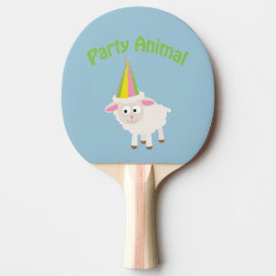Raquette De Ping Pong Animal de fête ! Agneau