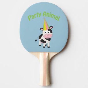Raquette De Ping Pong Animal de fête ! Vache