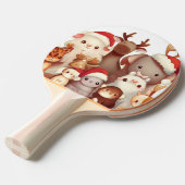 Raquette De Ping Pong Animaux de Noël (3) (Devant Angle)