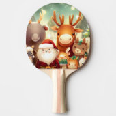 Raquette De Ping Pong Animaux de Noël (8) (Devant)