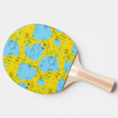 Raquette De Ping Pong Animaux jouant l'arrière - plan de motif de bébé (Côté)