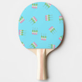 Raquette De Ping Pong Anime Blue Pastel Dango Ping Pong Paddle (Devant)