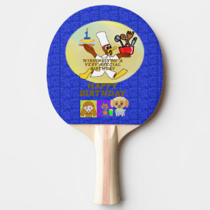 Raquette De Ping Pong Anniversaire
