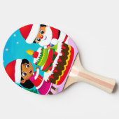 Raquette De Ping Pong Anniversaire de Noël (3) (Côté)