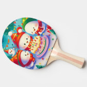 Raquette De Ping Pong Anniversaire de Noël (6) (Côté)