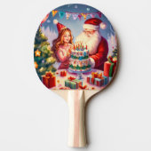 Raquette De Ping Pong Anniversaire de Noël (8) (Dos)