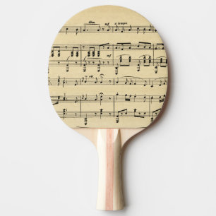 Raquette De Ping Pong Antique Sheet Music