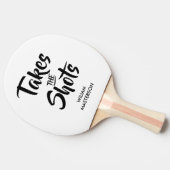 Raquette De Ping Pong Appelle la citation amusante de Shots (Côté)