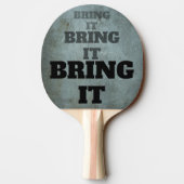 Raquette De Ping Pong Apportez-Le Grunge Industrial Patiné (Dos)