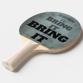 Raquette De Ping Pong Apportez-Le Grunge Industrial Patiné (Devant Angle)