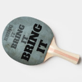 Raquette De Ping Pong Apportez-Le Grunge Industrial Patiné (Côté)