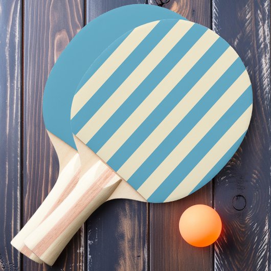 Raquette De Ping Pong Aqua Sky Polo Striping et Solide