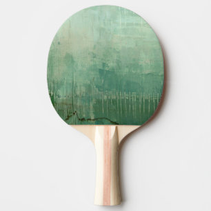 Raquette De Ping Pong Aquarelle verte contemporaine