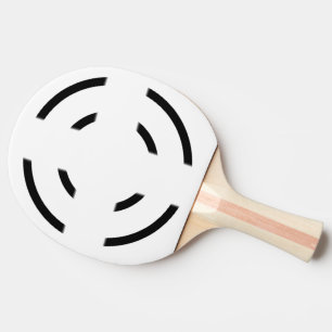 Raquette De Ping Pong Aquarelle verte simple abstrait ajouter le logo te