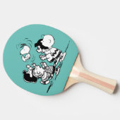 Raquette De Ping Pong Arachides Gang Lifting Snoopy (Côté)