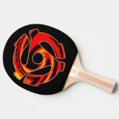 Raquette De Ping Pong Araignée à 45 tr/min (Côté)