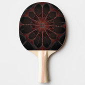 Raquette De Ping Pong Araignée de Redback Fractal Art, (Devant)