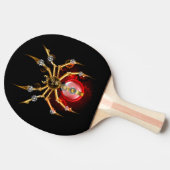 Raquette De Ping Pong Araignée en vapeur noire (Côté)