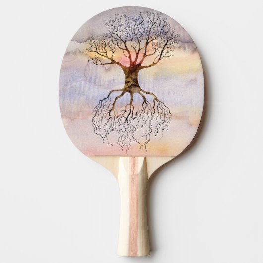 Raquette De Ping Pong Arbre contre le ciel (Devant)