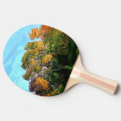 RAQUETTE DE PING PONG ARBRES D'AUTOMNE (Côté)