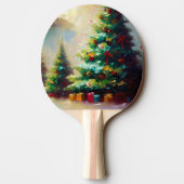 Raquette De Ping Pong Arbres de Noël (2) (Dos)