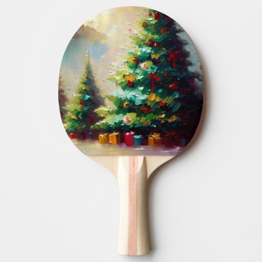 Raquette De Ping Pong Arbres de Noël (2) (Devant)