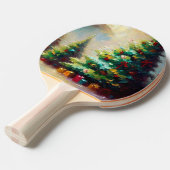 Raquette De Ping Pong Arbres de Noël (2) (Devant Angle)