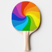 Raquette De Ping Pong Arc arc-en-ciel tordu (Dos)