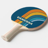 Raquette De Ping Pong Arc Blue Sun avec nom (Devant Angle)