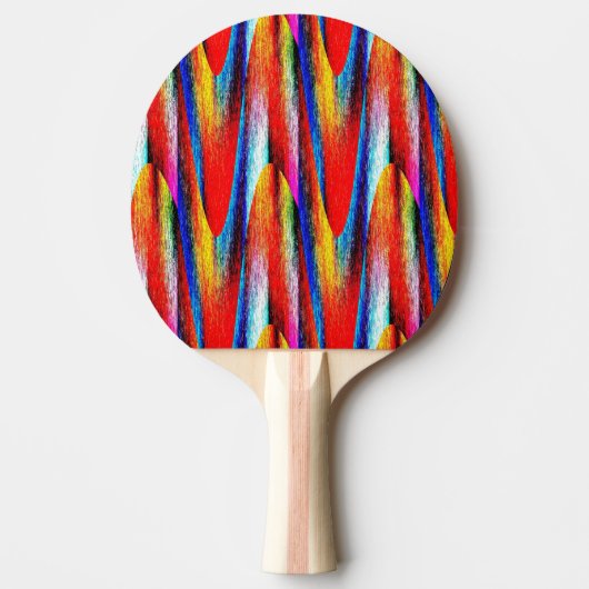 Raquette De Ping Pong Arc-en-ciel (Devant)