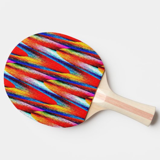 Raquette De Ping Pong Arc-en-ciel (Côté)