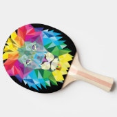 Raquette De Ping Pong Arc-en-ciel Lion (Côté)