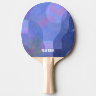 Raquette De Ping Pong Arches de minuit - Indigo Géométrie Abstraite