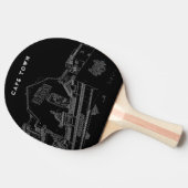 Raquette De Ping Pong Architecture de Cape Town Boulangerie Dessin (Côté)