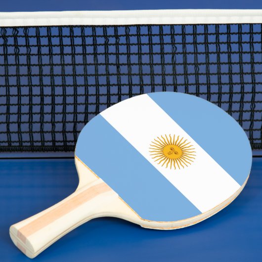Raquette De Ping Pong Argentina flag (Insitu)