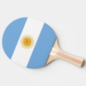 Raquette De Ping Pong Argentina flag (Côté)