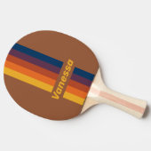 Raquette De Ping Pong Argile séchée au soleil rayée du nom (Côté)