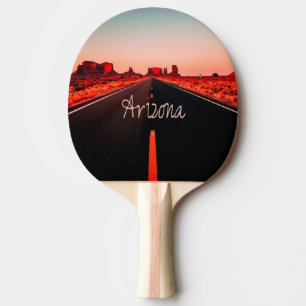Raquette De Ping Pong Arizona Sunset Desert Red Rocks