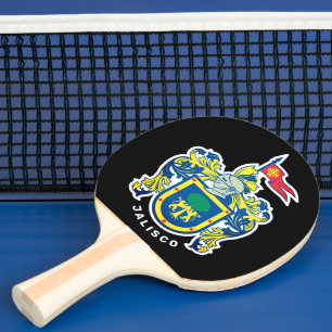 Raquette De Ping Pong Armoiries de Jalisco, Mexique