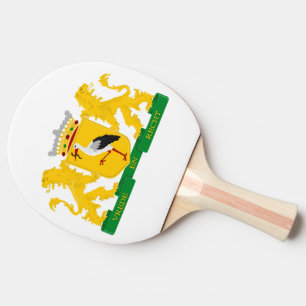 Raquette De Ping Pong Armoiries de La Haye, La Pays-Bas.