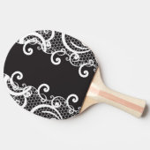 Raquette De Ping Pong Arrière - plan 1 de dentelle (Côté)