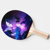 Raquette De Ping Pong Arrière - plan avec papillons de nuit (Côté)