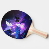 Raquette De Ping Pong Arrière - plan avec papillons de nuit (Côté)