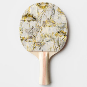 Raquette De Ping Pong arrière - plan d'aquarelle Abstraite : dandelion,