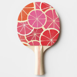 Raquette De Ping Pong Arrière - plan de cru de pamplemousse